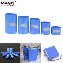 65 75 85 Mm 18650 Lithium Battery Heat Shrink Tube Li-ion Wrap PVC Shrinkable Film Tape Sleeves Battery Pack Heat Shrinking Film long 1m wide 30mm