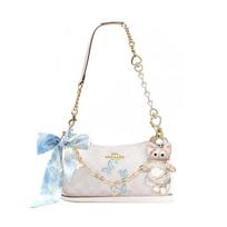COACH shoulder bag [Customized bag] Teri 25 brand micro-label detachable strap bow silk scarf extension chain printed Mu Qinghui basic model balta