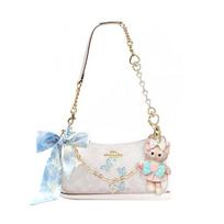 COACH shoulder bag [Customized bag] Teri 25 brand micro-label detachable strap bow silk scarf extension chain printed Zuiqingfeng basic style balta