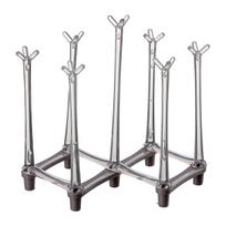 Space Saving Plastic Cup Holder Wall Mount Rack with Easy Installation for Drips Dry Organization in Homes Kitchen 2