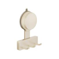 Punch-Free Suction Cup Hooks With 3/5 Hooks Universal Hook No-Punch Hangers  Behind The Door Milk White 3 Hooks