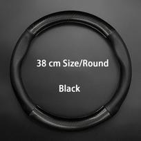 No Smell Thin For Ford Fiesta Steering Wheel Cover Leather 1.3 1.5 1.6 2004 2005 2006 2009 2010 2011 2012 2013 1.0 GTDi 2014