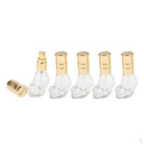 6ml 5PCS Comestics Storage, Perfume Essential Oil Aftershave Bottle Glass, Pump Scent Sprayer