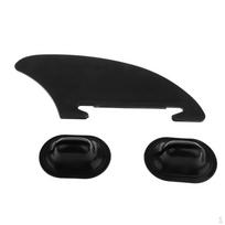 Black PVC Kayak Skeg Fin Mounting Points for Inflatable Boat