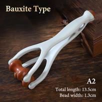 Finger Massage Dual-Row Roller Brass Roller Design Easy Use Relieve Finger Fatigue Promote Blood Portable Finger Massage Tool