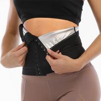 Women Shapewear Sauna Sweat Slimming Belt Weight Lose Belly Flat Sheath Fat Burner Waist Trainer Tummy Control Waist Shaper S M sidabras