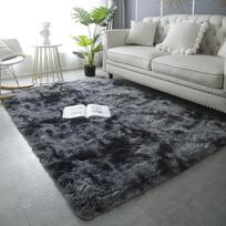 Plush Carpet Bedside Carpet Living Room Fully Covered Large Area Carpet Homestay Mat W80*L160CM