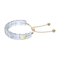 Swarovski Letra Mėnulio Aukso spalvos Imituoto Kristalo Apyrankė Moteriška apyrankė Balta 5615863 Box (Random Color)