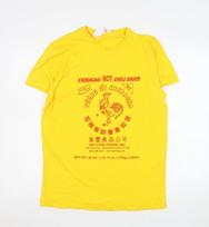 Huy Fong Foods Mens Yellow Sriracha Hot Sauce Graphic T-Shirt M L
