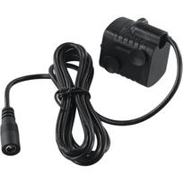 Saulės siurblys fontanui, DC 12V, MINI saulės fontano siurblio pakeitimui su 1.5m laidu, Galingas ir universalus panardinamas vandens siurblys akvariumui (DC12V) juoda