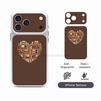 Read Books illustration Protective Sticker for iPhone 17 Pro 17 ProMax Full Body Back Cover Decal Skin iPhone17promax