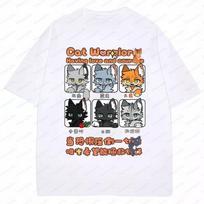 Warriors Cats Camisetas Cat Lover T Shirts Hight Quality Cotton Creativity Tee Vintage Funny Ropa De Mujer 2000s Clothes Y2k S įvairiaspalvis