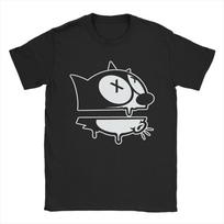 Men Women Graphic Printed F-Felix the Cat  Cartoon  Tee T Shirt 100% Cotton  T-shirts Clothes S įvairiaspalvis