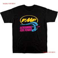 FMF Screaming Youth  T Shirt Black vintage Washed Versatile graphic Unisex fashion Stretched streetwear Comfortable Stylish S įvairiaspalvis