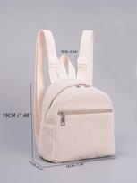 Cross-border hot-selling backpack Mini net color multi-color backpack Fashi corduroy backpack Simple casual men's and women's smėlis