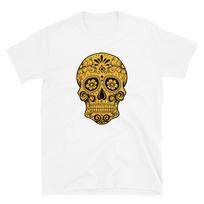 Skull Wild Trippy Hippy Artsy T-Shirt S įvairiaspalvis