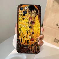 Starry Night Klimt Kiss Phone Case For iPhone 17 Air 16 15 14 13 12 11 Pro Max 12 13 mini 15 16 Plus 16e Cover Coque For iPhone 11
