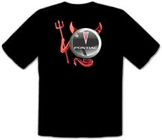 26 Pontiac Devil Devil Car Logo Car Black T-Shirt -228- Unisex T-Shirt S įvairiaspalvis