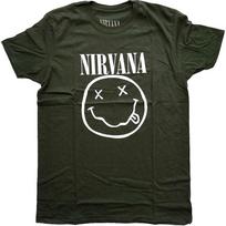 Nirvana White Smile Unisex marškinėliai S įvairiaspalvis