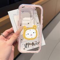 Cute Cat Phone Case For iPhone 15 Pro Max Case iPhone 13 14 11 12 16 17 Pro Max 17 Air Shockproof Soft TPU Silicone Clear Cover iPhone 15