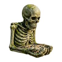 Artistic substance Water Dispenser For Birds In Striking Skull Outline Enhances Your Outdoor Space Elegantly 1