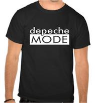 26 Depeche Mode DM Rock Music Logo Black T-Shirt -1068- Unisex T-Shirt S įvairiaspalvis