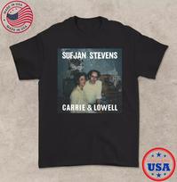 Sufjan Stevens Carrie Lowell Album Black Cotton T Shirt Size S-5XL SS646 S įvairiaspalvis