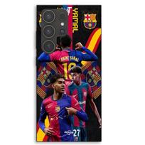 Coque Pour Samsung Galaxy S24 Ultra Lamine Yamal FC Barcelone Wallpaper Maniacase juoda