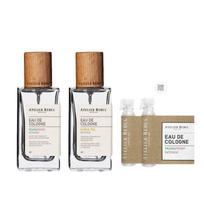 ATELIER REBUL DEPIUS 1895 Turkey AR Perfume Set, 2 Pcs Perfume Dual Set Eau De Cologne Light Perfume 50ml [Gardenia]Citrus Tea+Pear and Peony