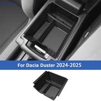 For Dacia Duster 3 2024 2025 2026 Car Center Console Armrest Storage Organizer Box Auto Dacia Duster 3 2025 Accessories juoda