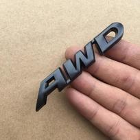 5X 3D Metal AWD Car Letters For Civic CRV RAV4 AWD Emblem Sticker Fender Trunk Badge Accessories juoda