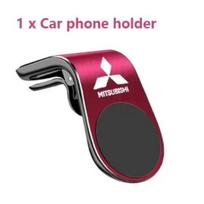Car Magnetic Phone Holder Rotatable Support for Mitsubishi Ralliart ASX Lancer9 Colt Cordia Pajero Outlander Eclipse wheelcap raudona