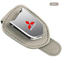 1Pcs Auto Sun Visor Glasses Box Sunglasses Clip Card Ticket Holder Stand for Mitsubishi Lancer Colt Pajero Sport Center Hub Cap pilka