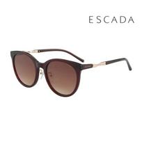 Escada Sunglasses SES E15G 0954 Round Horn-rimmed UV Protection Women's SES E15G 0954_I [55]