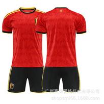 2026 Pasaulio taurės Belgijos namų futbolo marškinėlių komplektas Nr. 11 De Bruyne Doku 9 Lukaku marškinėliai 16#