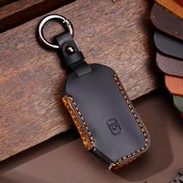 Crazy Horse Skin Leather Car Remote key FOB case cover for Kia Sportage Ceed Sorento Cerato Forte Seltos Telluride Key Holder