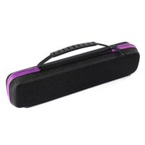 Hair Straightener Storage Bag Curling Iron Container Eva Handbag Curling Clip Carry Travel Case Waterproof And Anti-Fall violetinė