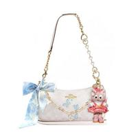 COACH shoulder bag [Customized bag] Teri 25 brand micro-label detachable strap bow silk scarf extension chain printed Fengqingyang basic style balta