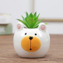 Cartoon Flower Planter Handmade Garden Supplies Bonsai Accessories Flowerpot Succulent Potted 6