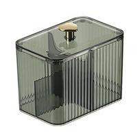 Transparent Storage Container with Multiple Sections and Sealed Lid Plastic Compartmented Cosmetics Organiser 2
