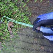 Garden Weeder Tool Loosening Soil Metal Hand for Yard Bonsai Planting