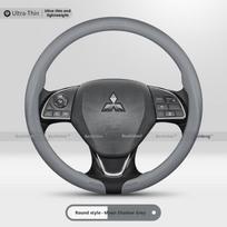 Applicable to Mitsubishi steering wheel covers: Outlander, Pajero, Grandis, i-MiEV, Grand Lancer, and automotive accessories. pilka spalva