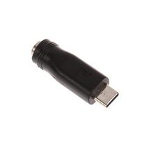 USB Type C Male to 5.5x2.1mm Female Adapter Converter DC Power Connector for Travel Emergency Use