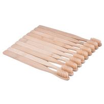 10Pcs Bamboo Charcoal Toothbrush Oral Health Care Low Carbon Eco-Friendly Manual Toothbrush