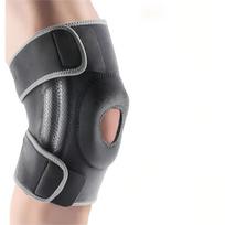 Knee Brace with Side Stabilizers & Patella Gel Pads for Maximum Knee Pain Support and fast recovery for men and women juoda pilka spalva