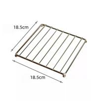 Square Metal Pot Mat Coasters Heat Insulation Pad for Bowl Dish Casserole Hot Pot Table Cookware Holder Placemat Kitchen Tools