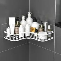 Storage Rack Iron Tripod Kitchen Bathroom Thickened Heart-Shaped Corner Rack Durable Storage Rack Hairdressing Tools M