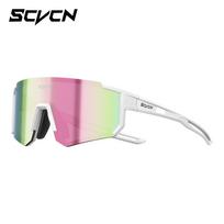 SCVCN Fotochrominiai Vaikų Plento Dviratininkų Akiniai UV400 Akiniai Vaikų Sportiniai Akiniai Lauko Dviračių Sportui Paauglių Akiniai nuo Saulės Children glasses pink