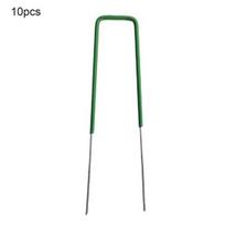 U formos sodo žemės žolės vejos vejos cinkuoti kaiščiai kabės tvirtinimo vinys 10pcs