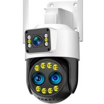 6K 12MP Wifi IP Camera with 10X Optical Zoom Three Len Lens Dual Screen Surveillance 4K 8MP Video CCTV Security Camera 4K 8MP NO Card